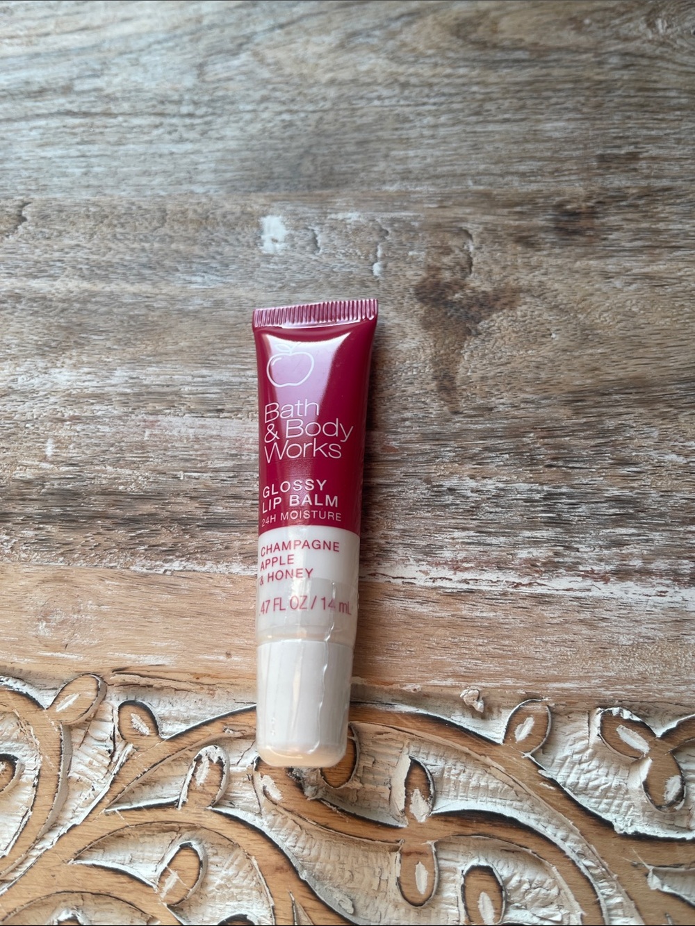 Bath & Body Works Glossy Lip Balm - Berry Pink & Cream